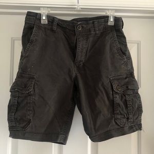Men’s American Eagle AE Active flex cargo shorts size 34 brown
